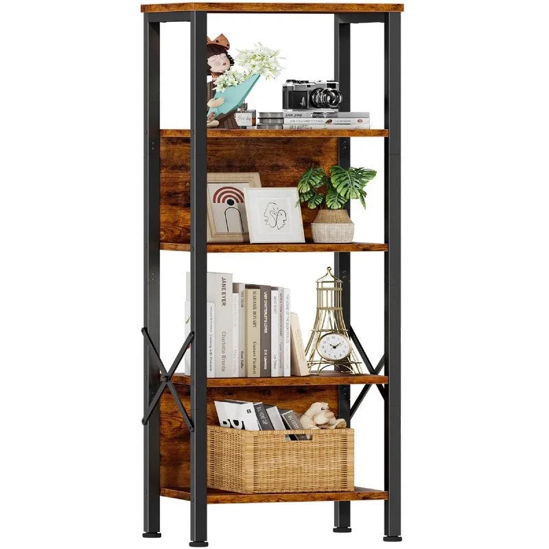 Étagère haute à 5 niveaux - 14.9P x 10.6L x 55.1H