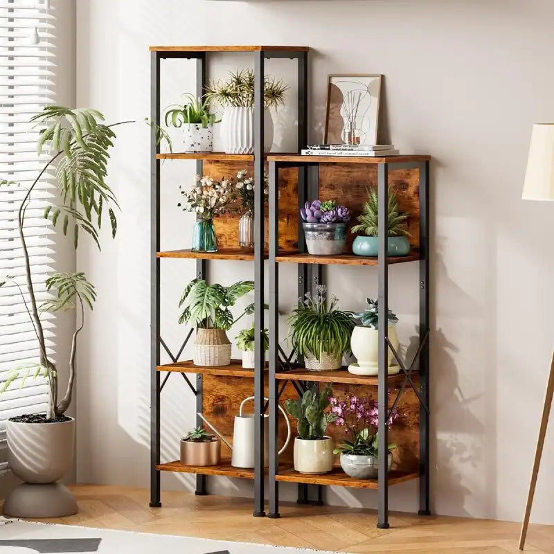 Étagère haute à 5 niveaux - 14.9P x 10.6L x 55.1H