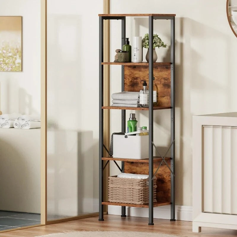 Étagère haute à 5 niveaux - 14.9P x 10.6L x 55.1H