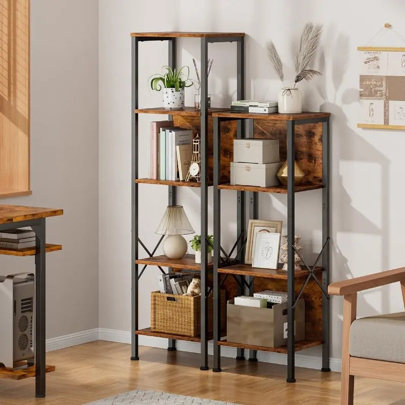 Étagère haute à 5 niveaux - 14.9P x 10.6L x 55.1H