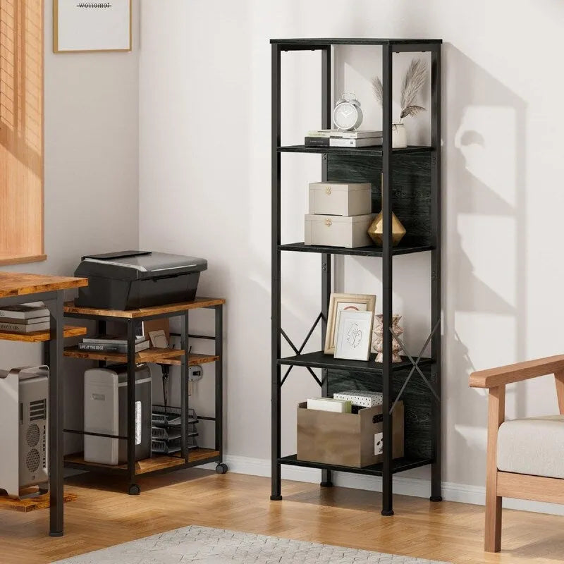 Étagère haute à 5 niveaux - 14.9P x 10.6L x 55.1H