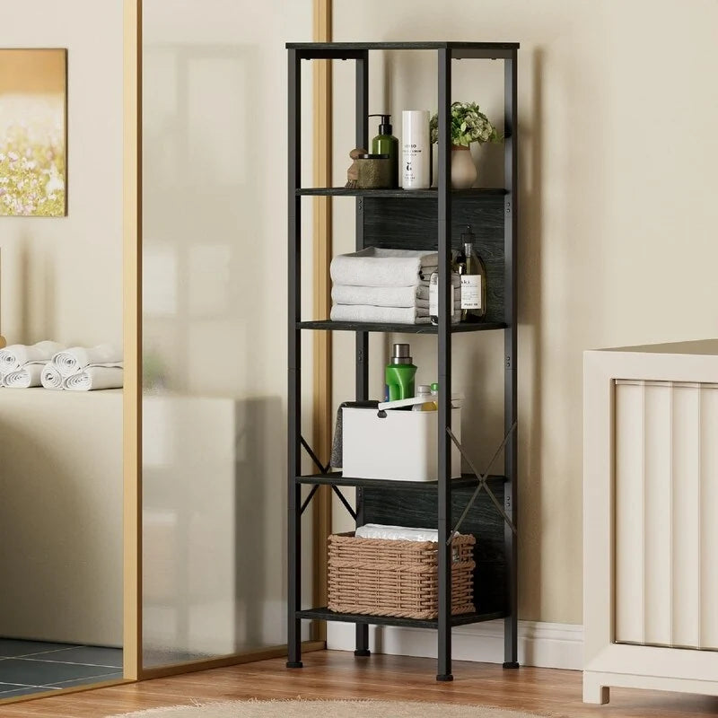 Étagère haute à 5 niveaux - 14.9P x 10.6L x 55.1H