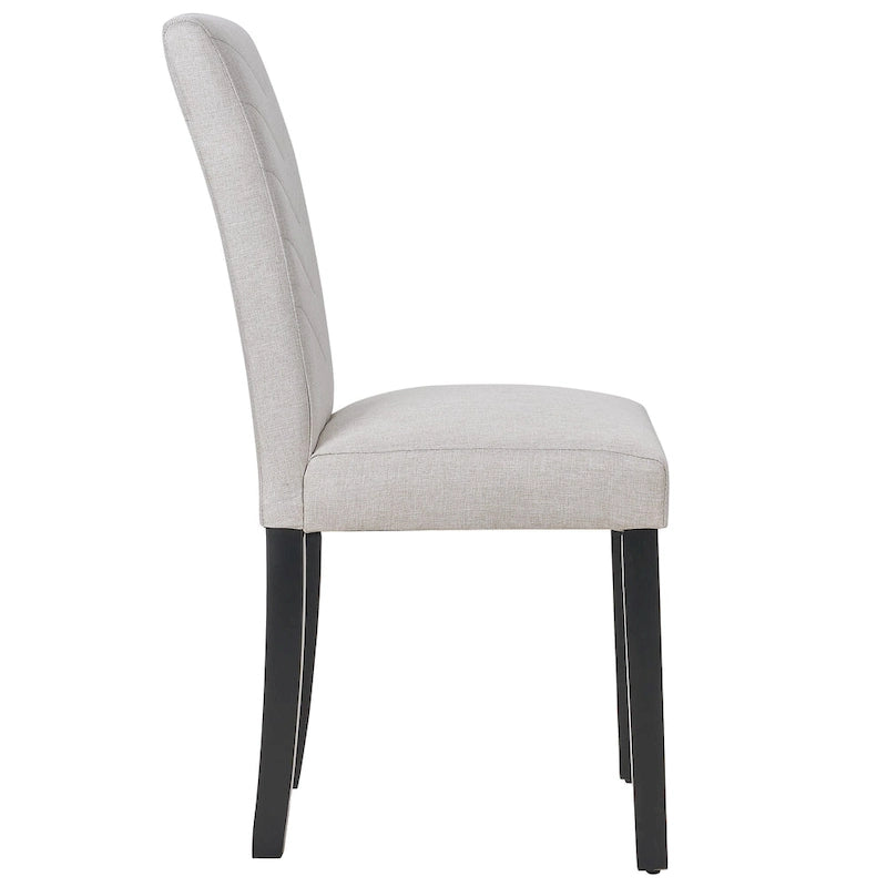 Chaises de salle à manger capitonnées, lot de 6 Chaises de salle à manger capitonnées classiques Parson, chaises Parson modernes 37