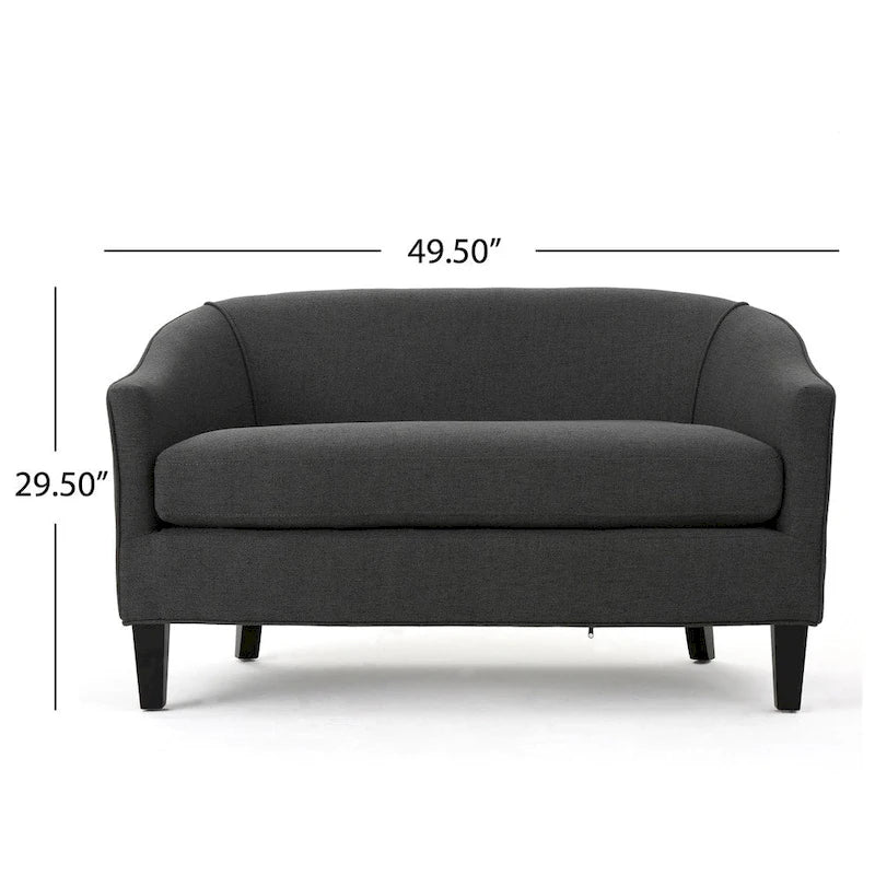 Causeuse en tissu