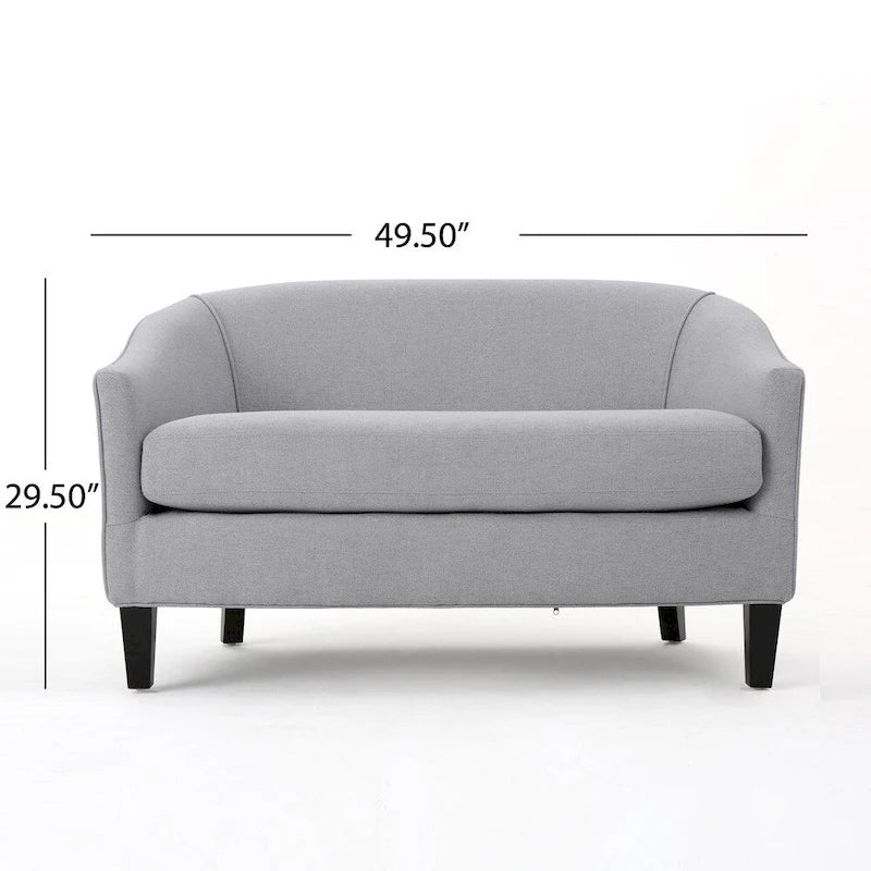 Causeuse en tissu