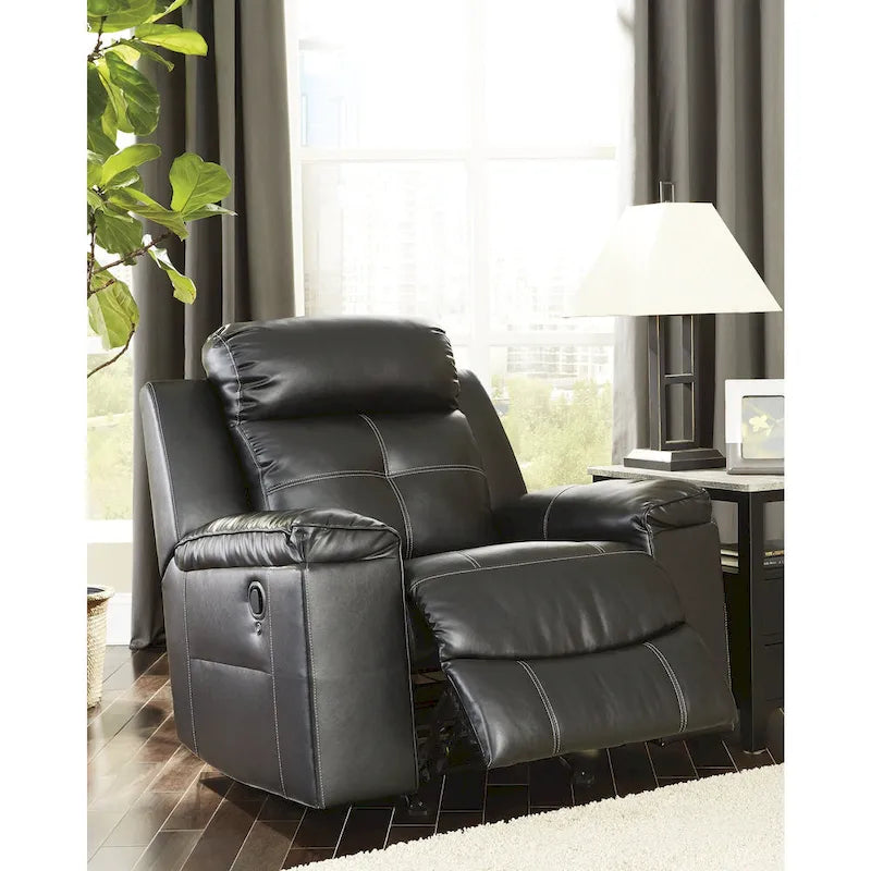 Fauteuil inclinable contemporain pivotant et à bascule 