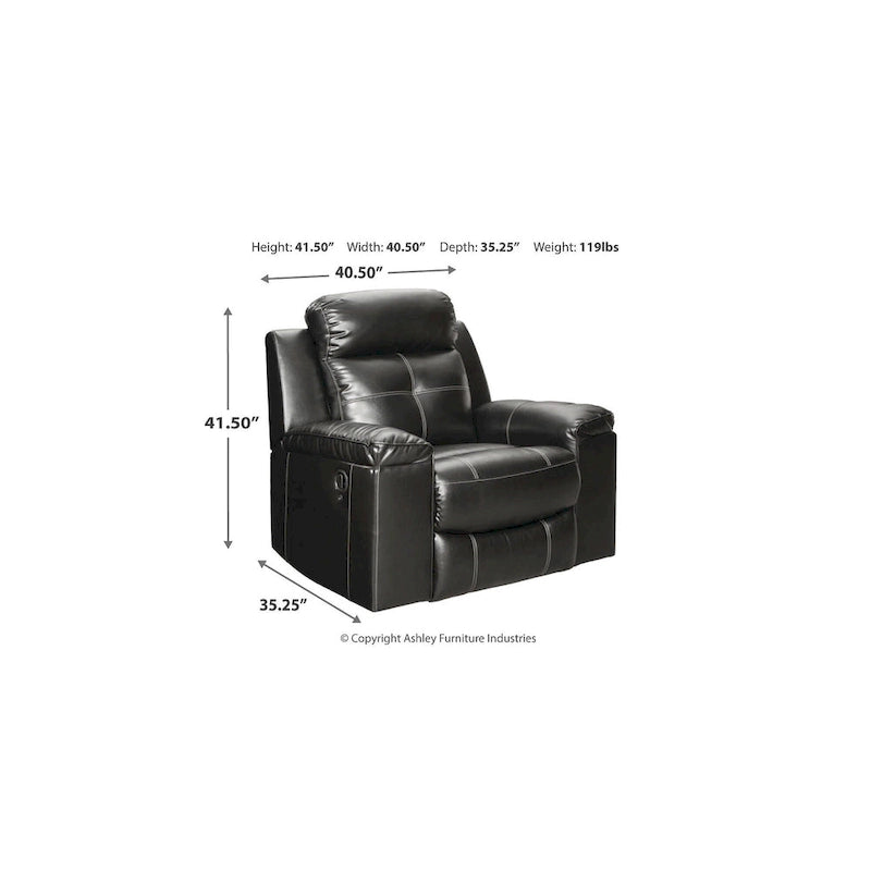 Fauteuil inclinable contemporain pivotant et à bascule 