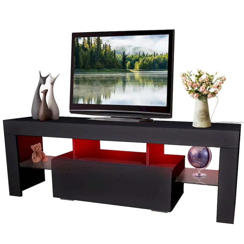 Télévision LED moderne de 51 pouces avec rangement