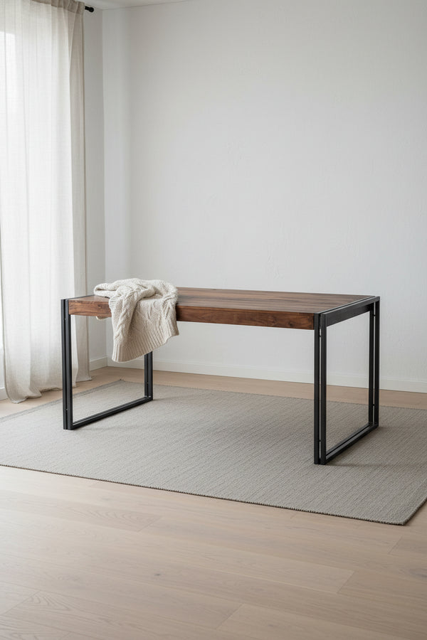Timbergirl Handmade Reclaimed Sheesham Wood Dining Table (India)