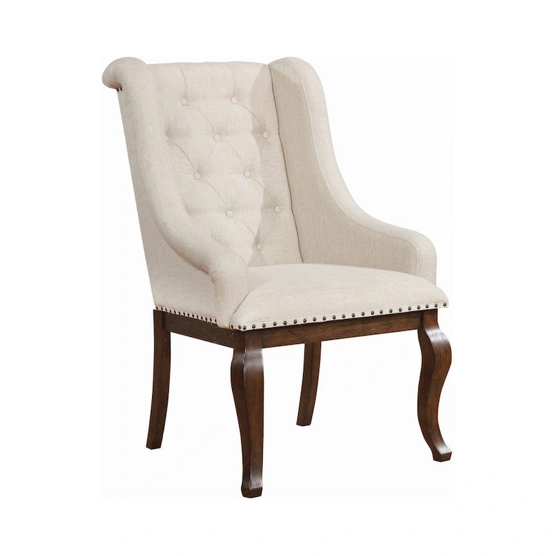 Chaises de salle à manger capitonnées (lot de 2)