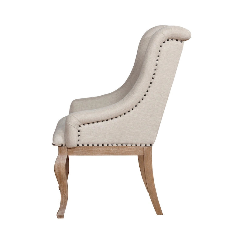 Chaises de salle à manger capitonnées (lot de 2)