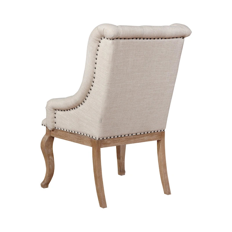 Chaises de salle à manger capitonnées (lot de 2)