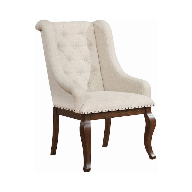 Chaises de salle à manger capitonnées (lot de 2)