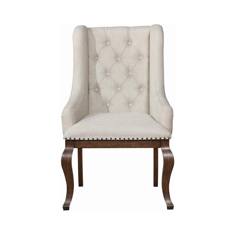 Chaises de salle à manger capitonnées (lot de 2)
