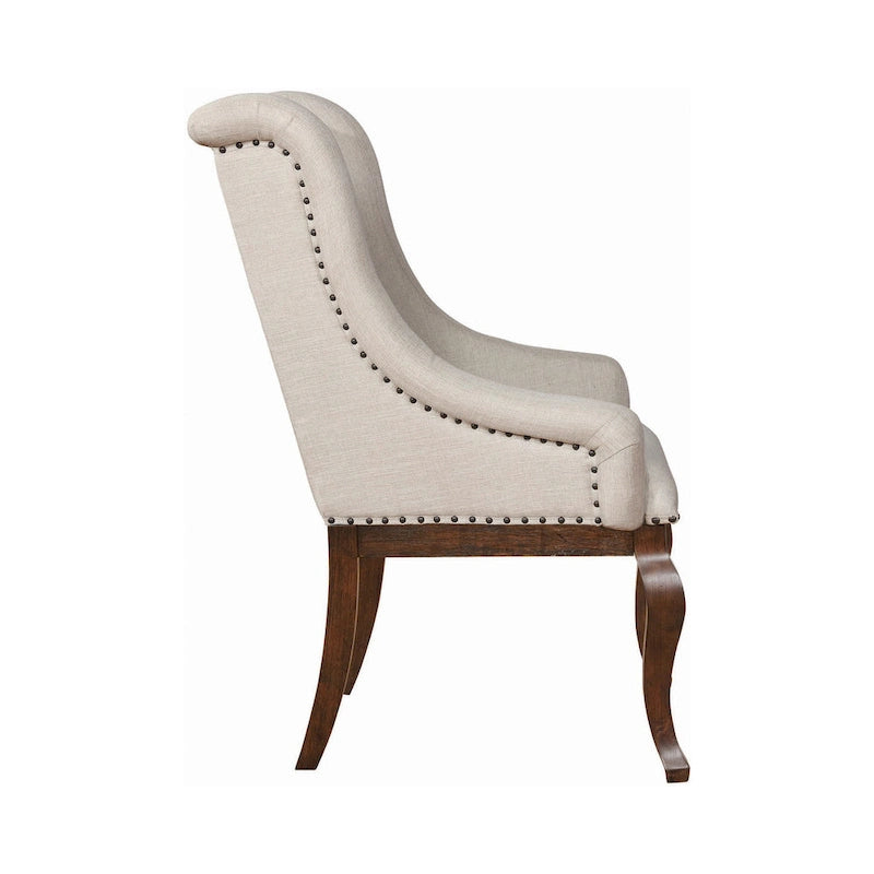 Chaises de salle à manger capitonnées (lot de 2)