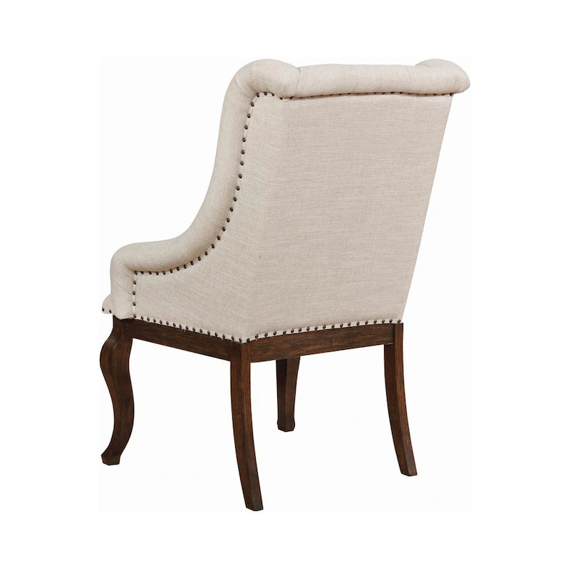 Chaises de salle à manger capitonnées (lot de 2)