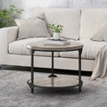 Table basse ronde industrielle moderne