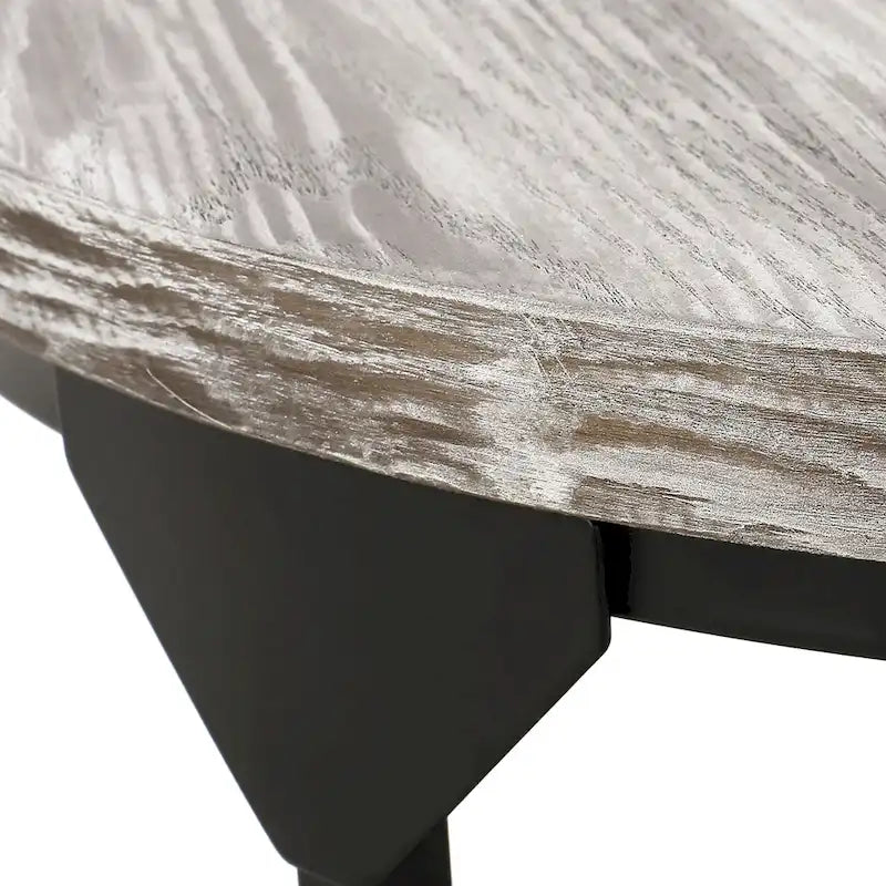 Table basse ronde industrielle moderne
