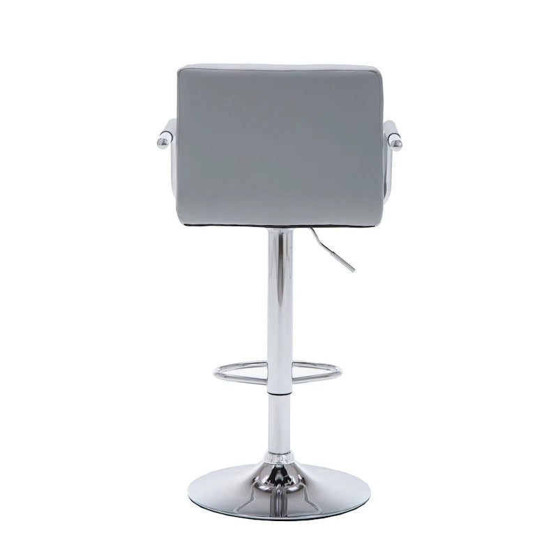 Tabouret de bar rétro réglable et rembourré