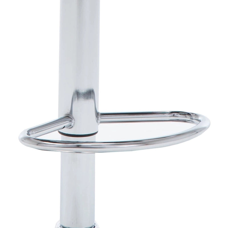 Tabouret de bar rétro réglable et rembourré