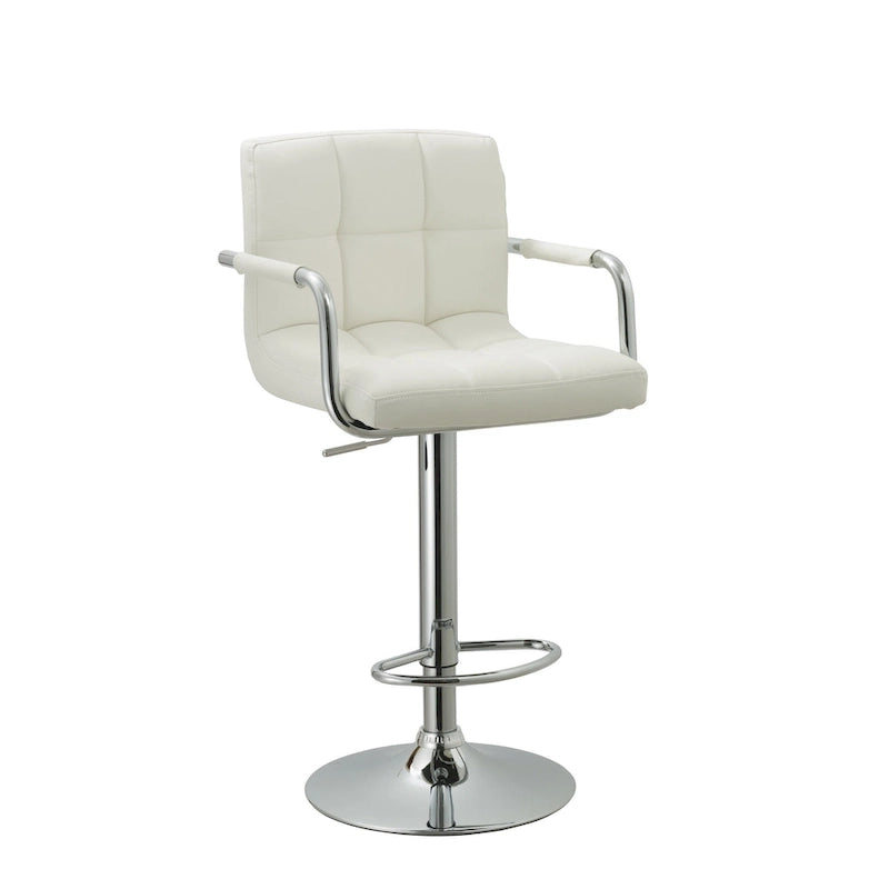 Tabouret de bar rétro réglable et rembourré