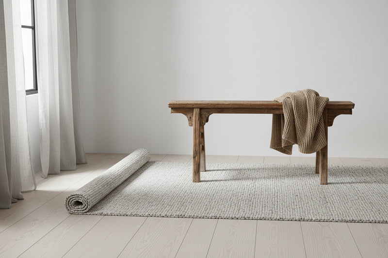 Artissance Vintage Noodle Bench with Front Panel, Weathered Natural Wood Finish (Size & Finish Vary) - 57W x 6.2L x 22H