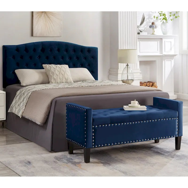 Banquette rembourrée avec accoudoirs pour entrée ou salon, banquette de chambre