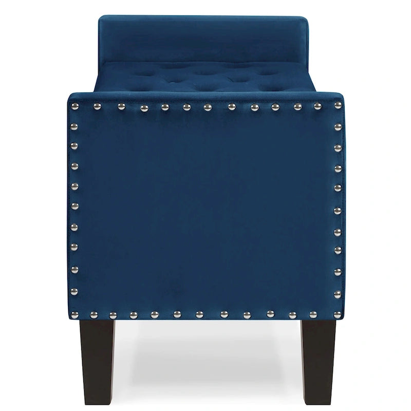 Banquette rembourrée avec accoudoirs pour entrée ou salon, banquette de chambre