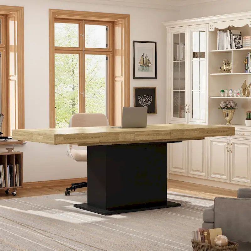 Table extensible 78,7 W – Table de salle à manger – Table de réunion – Poste de travail