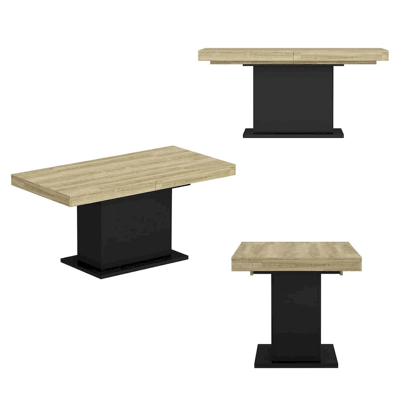 Table extensible 78,7 W – Table de salle à manger – Table de réunion – Poste de travail