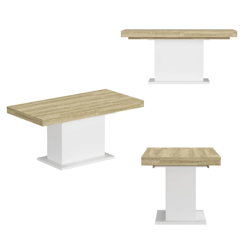 Table extensible 78,7 W – Table de salle à manger – Table de réunion – Poste de travail