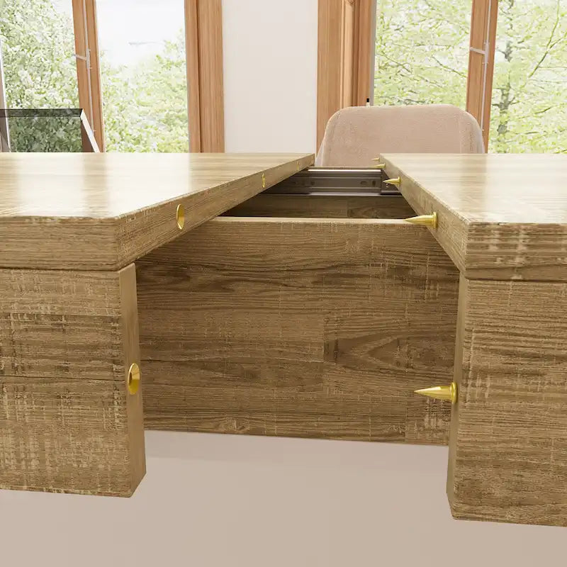 Table extensible 78,7 W – Table de salle à manger – Table de réunion – Poste de travail