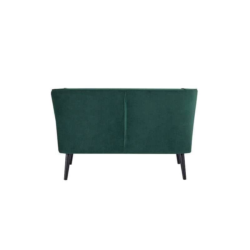 Causeuse à dossier haut de style Mid-century