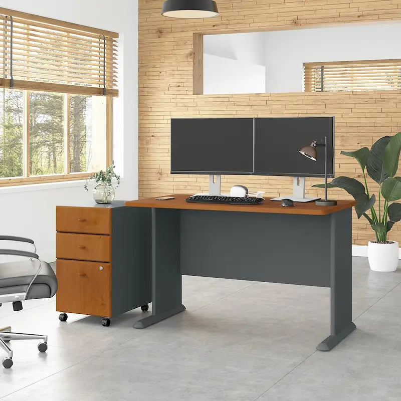 Bureau Série A 48W avec classeur mobile