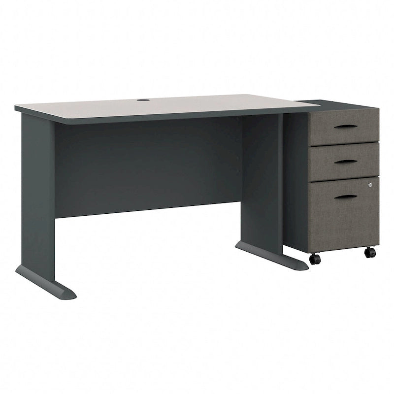 Bureau Série A 48W avec classeur mobile