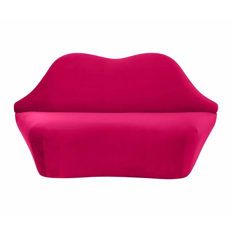 Divan en velours Lèvres - 67,7L x 29,1P x 36H