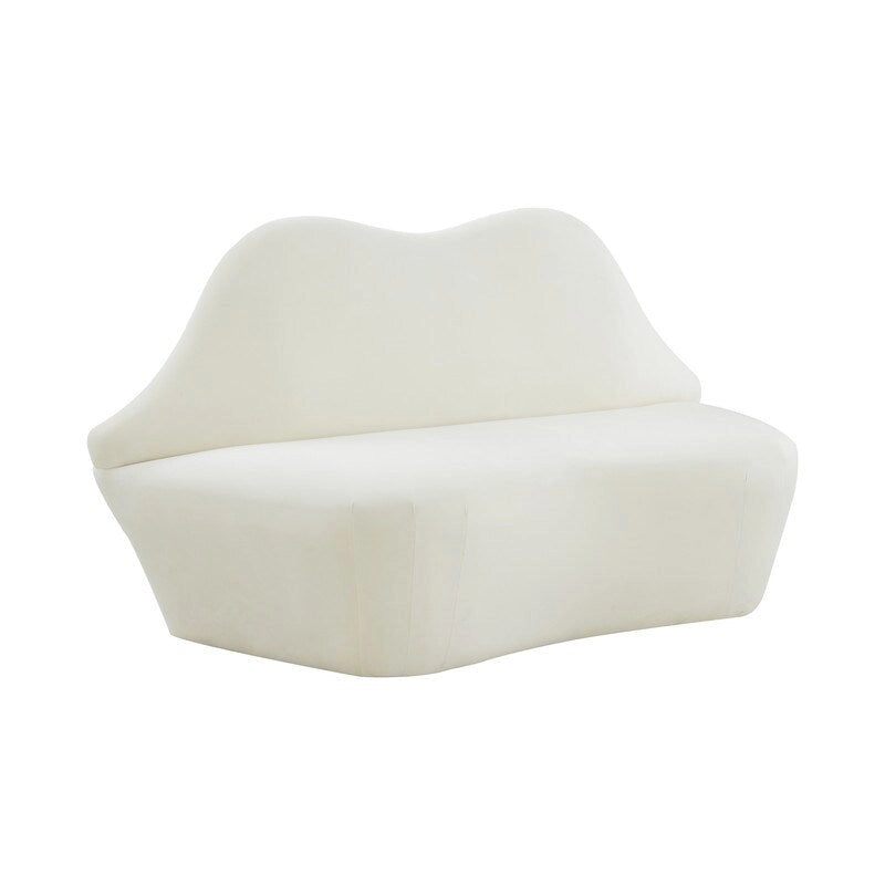 Divan en velours Lèvres - 67,7L x 29,1P x 36H