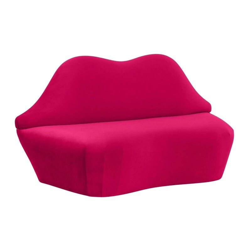Divan en velours Lèvres - 67,7L x 29,1P x 36H