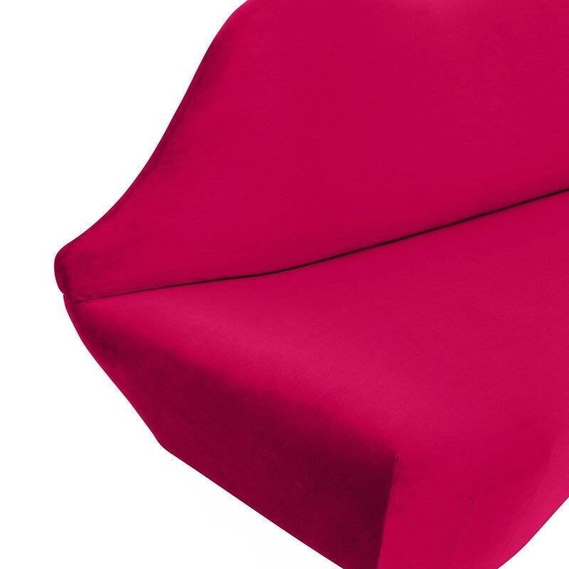 Divan en velours Lèvres - 67,7L x 29,1P x 36H