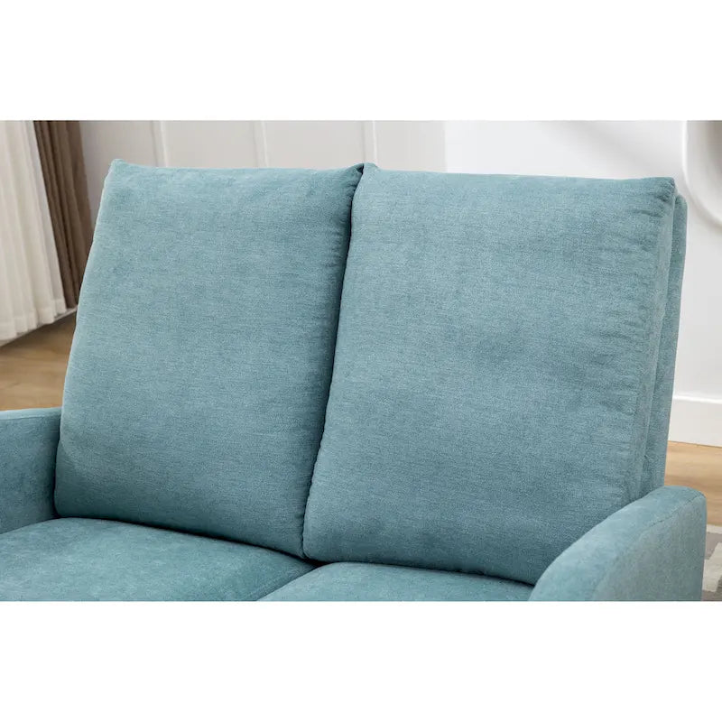 Fauteuil à bascule rembourré, fauteuil à bascule de style moderne du milieu du siècle avec grand dossier, pour salon