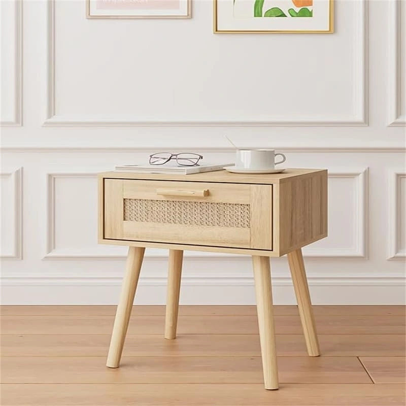 Tables de chevet en bois pour chambres à coucher - 11,81P x 15,35L x 19,69H