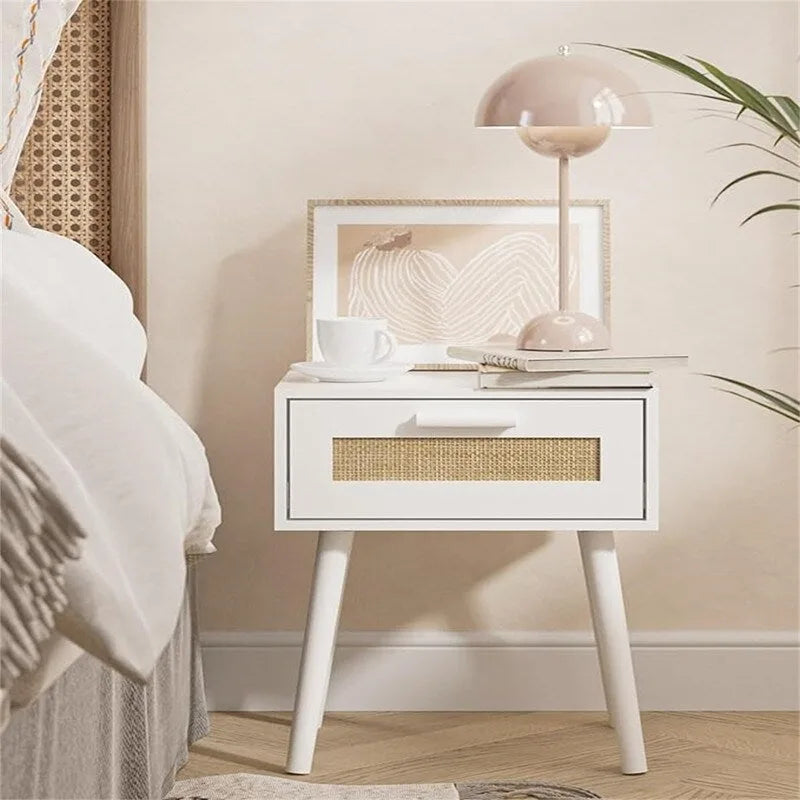 Tables de chevet en bois pour chambres à coucher - 11,81P x 15,35L x 19,69H