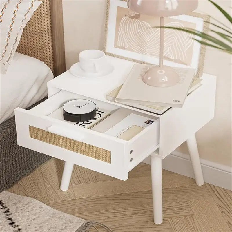 Tables de chevet en bois pour chambres à coucher - 11,81P x 15,35L x 19,69H