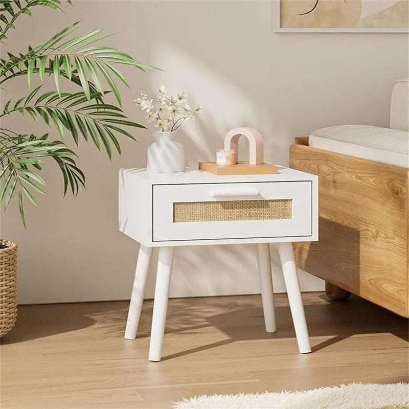 Tables de chevet en bois pour chambres à coucher - 11,81P x 15,35L x 19,69H