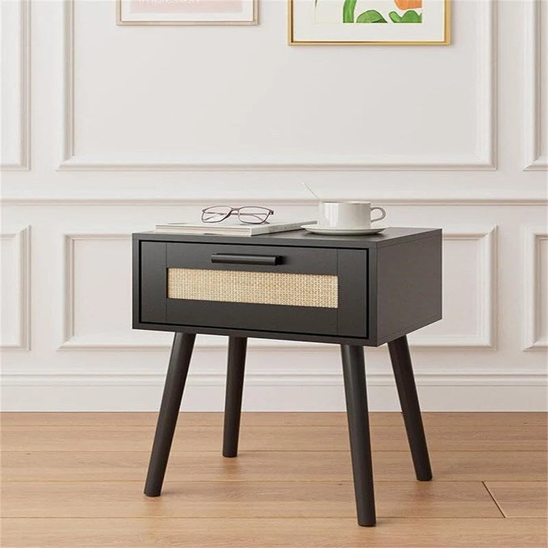 Tables de chevet en bois pour chambres à coucher - 11,81P x 15,35L x 19,69H