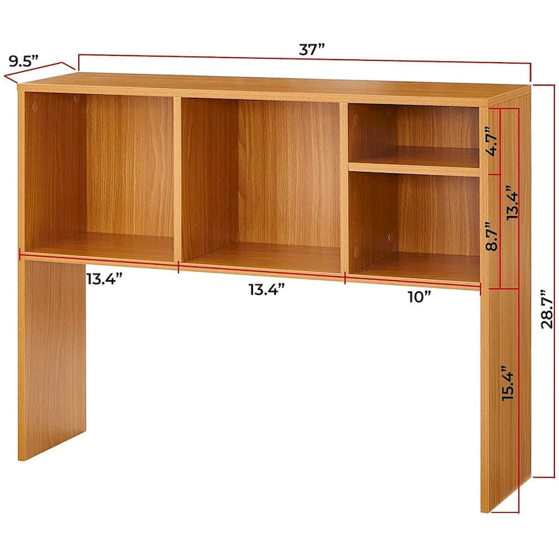 Hêtre (bois naturel) Le Cube - Étagère de bureau