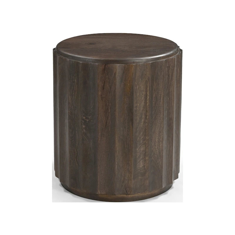 Table d'appoint ronde en bois massif